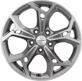 Литые диски Khomen KHW1702 CX-5/Seltos 17x7" 5x114.3мм DIA 67.1мм ET 50мм Gray