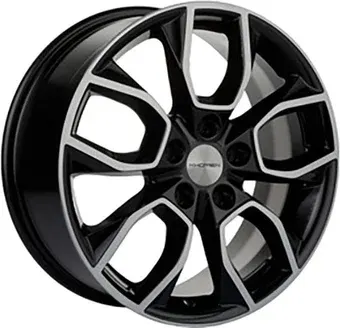 Литые диски Khomen KHW1713 Tucson 17x7" 5x114.3мм DIA 67.1мм ET 51мм Black FP
