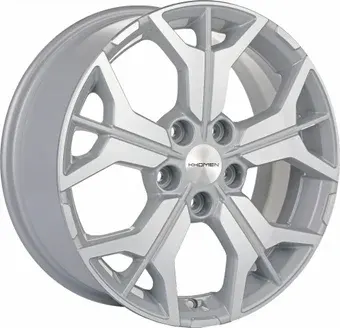 Литые диски Khomen KHW1715 RAV4 17x7" 5x114.3мм DIA 60.1мм ET 39мм F-Silver FP