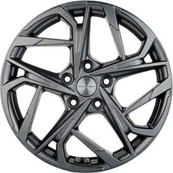 Литые диски Khomen KHW1716 Kodiaq/Tiguan 17x7" 5x112мм DIA 57.1мм ET 40мм Gray
