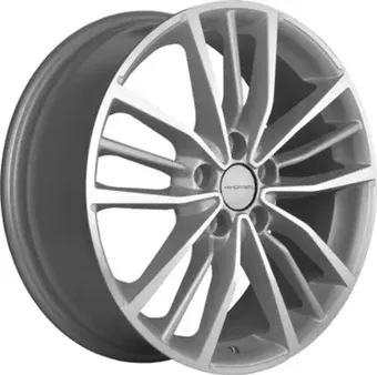 Литые диски Khomen KHW1812 JAC S7 18x7" 5x114.3мм DIA 67.1мм ET 42мм F-Silver FP