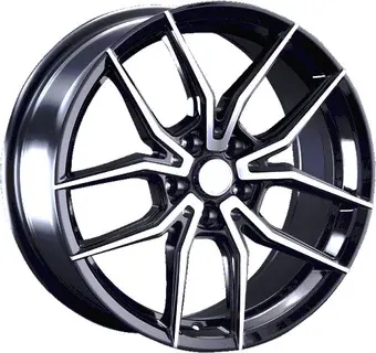 Литые диски LS 1242 17x7.5" 5x112мм DIA 66.6мм ET 40мм BKF