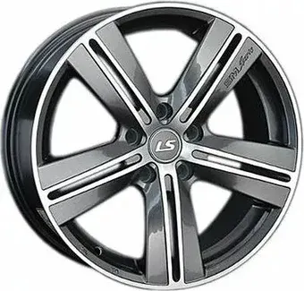 Литые диски LS 320 17x7.5" 5x114.3мм DIA 73.1мм ET 45мм GMF