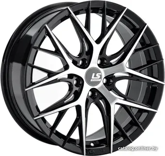 Литые диски LS RC57 18x8" 5x112мм DIA 66.6мм ET 30мм BKF