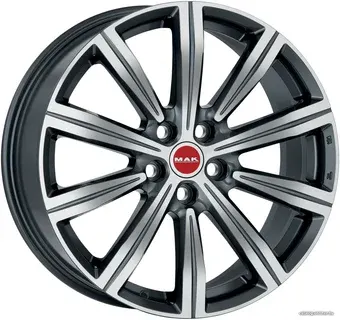 Литые диски MAK Birmingham 20x8.5" 5x120мм DIA 65.1мм ET 45мм Gun Met-Mirror Face
