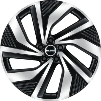 Литые диски MAK Electra 19x8" 5x112мм DIA 66.6мм ET 45мм Black Mirror