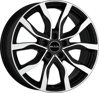 Литые диски MAK Highlands 17x7" 5x114.3мм DIA 76мм ET 40мм Black Mirror