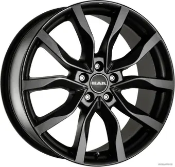 Литые диски MAK Highlands 19x8" 5x108мм DIA 63.4мм ET 45мм Matt Black