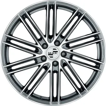 Литые диски MAK Leipzig-D 22x11.5" 5x130мм DIA 71.6мм ET 69мм Gun Met-Mirror Face