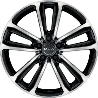 Литые диски MAK Magma 18x7" 5x114.3мм DIA 76мм ET 45мм Black Mirror