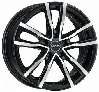 Литые диски MAK Milano 16x6.5" 5x108мм DIA 72мм ET 35мм Black Mirror