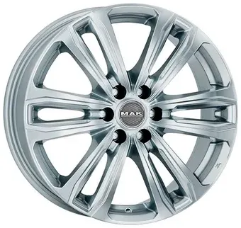 Литые диски MAK Safari 6 17x7.5" 6x114.3мм DIA 66.1мм ET 45мм Silver