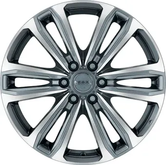 Литые диски MAK Safari 6 17x7.5" 6x139.7мм DIA 67.1мм ET 38мм Gun Met-Mirror Face