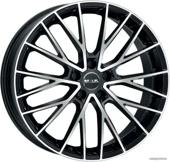 Литые диски MAK Speciale 22x10" 5x112мм DIA 66.6мм ET 37мм Black Mirror