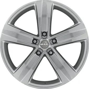 Литые диски MAK Stone 5 18x7.5" 5x108мм DIA 63.4мм ET 45мм Silver