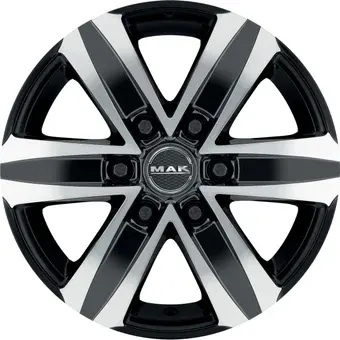 Литые диски MAK Stone 6 20x8.5" 6x114.3мм DIA 66.1мм ET 30мм Black Mirror