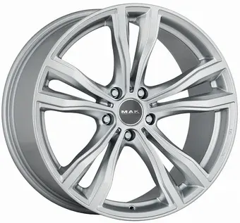 Литые диски MAK X-Mode 19x9" 5x120мм DIA 74.1мм ET 18мм Silver