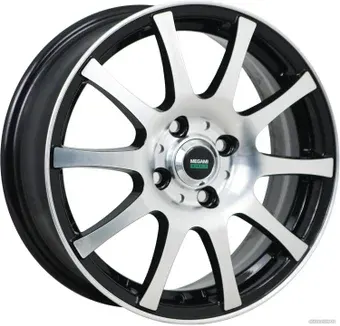 Литые диски Megami MGM-2 14x5.5" 4x98мм DIA 58.6мм ET 35мм BKF