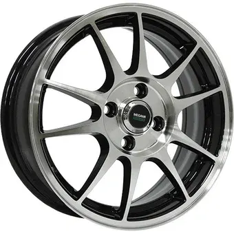 Литые диски Megami MGM-5 14x6" 4x100мм DIA 73.1мм ET 35мм BKF
