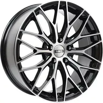Литые диски Neo 654 N 16x6.5" 5x114.3мм DIA 66.1мм ET 45мм BL