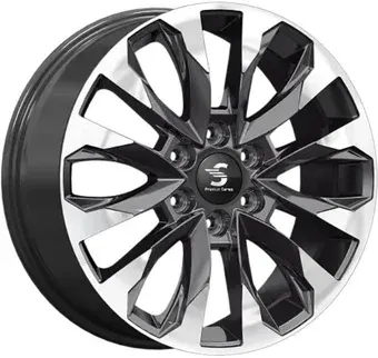 Литые диски SKAD КР007 20x8" 6x139.7мм DIA 75.1мм ET 42мм Diamond Black Gris