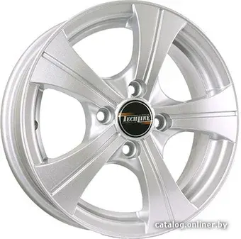 Литые диски TechLine 410 14x5.5" 4x100мм DIA 67.1мм ET 43мм S