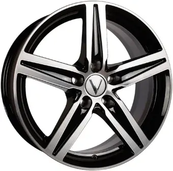 Литые диски Vector B135 17x6.5" 5x108мм DIA 67.1мм ET 40мм Алмаз черный