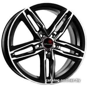 Литые диски Vector B138 17x7" 5x112мм DIA 57.1мм ET 40мм Алмаз черный