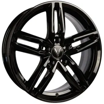 Литые диски Vector B138 17x7" 5x112мм DIA 57.1мм ET 40мм Черный
