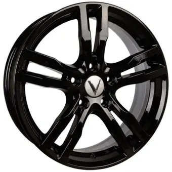 Литые диски Vector B193 17x7" 5x114.3мм DIA 67.1мм ET 49мм Черный