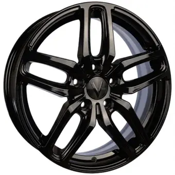 Литые диски Vector B200 17x6.5" 5x114.3мм DIA 67.1мм ET 45мм Черный