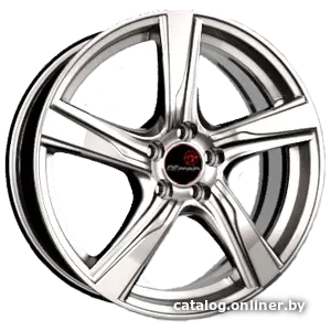 Литые диски Vector B201 17x7" 5x112мм DIA 66.6мм ET 45мм Сильвер S