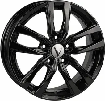 Литые диски Vector B214 16x6" 5x114.3мм DIA 67.1мм ET 43мм черный