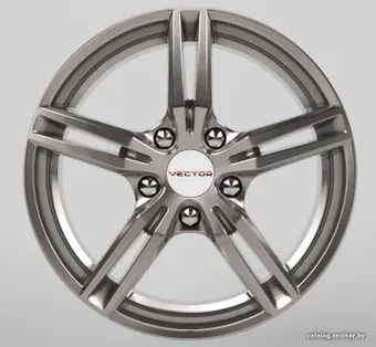 Литые диски Vector B223 16x6.5" 5x108мм DIA 63.35мм ET 50мм Сильвер S