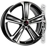 Литые диски Vector B224 18x8" 5x114.3мм DIA 60.1мм ET 50мм Алмаз черный