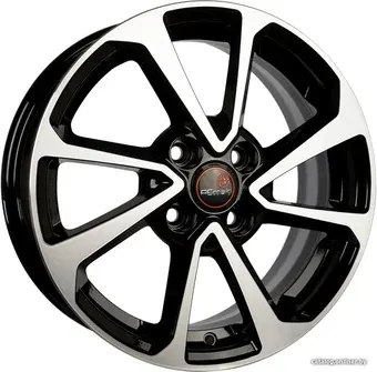 Литые диски Vector R105 15x6" 4x100мм DIA 54.1мм ET 46мм черный с проточкой