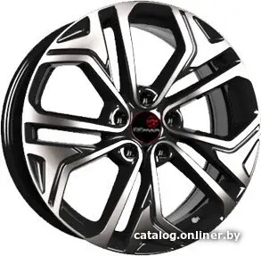 Литые диски Vector R205 18x7.5" 5x108мм DIA 60.1мм ET 47мм Алмаз черный