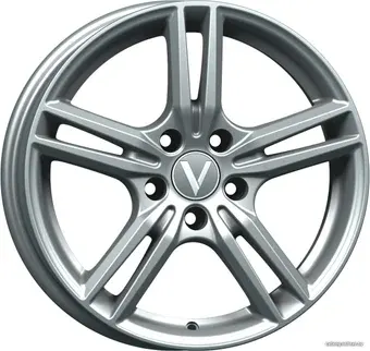 Литые диски Vector V223 16x6.5" 5x108мм DIA 63.35мм ET 50мм Серебристый