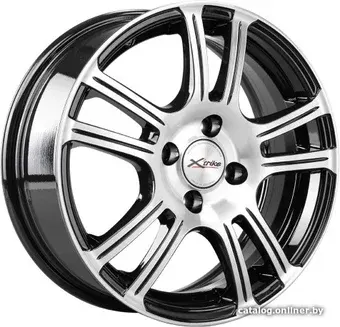 Литые диски X'trike X-105 15x6" 4x100мм DIA 67.1мм ET 35мм BK/FP