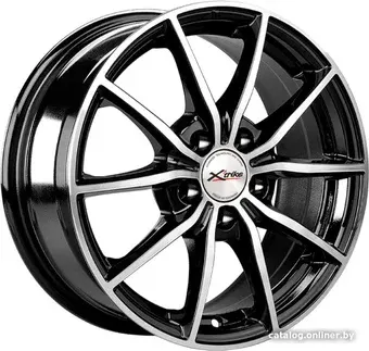 Литые диски X'trike X-111M 15x6.5" 5x114.3мм DIA 67.1мм ET 45мм BK/FP