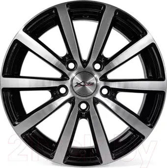 Литые диски X'trike X-115 15x6" 5x100мм DIA 57.1мм ET 38мм BKFP