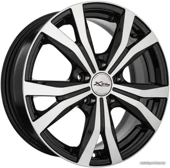 Литые диски X'trike X-119 16x6.5" 5x100мм DIA 67.1мм ET 38мм BK/FP