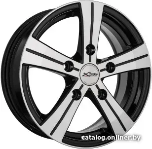 Литые диски X'trike X-121 15x6" 5x139.7мм DIA 98мм ET 40мм BK/FP