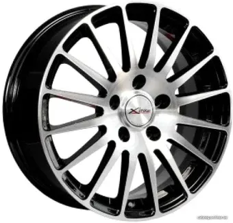 Литые диски X'trike X-128 16x6.5" 5x105мм DIA 56.6мм ET 38мм BK/FP