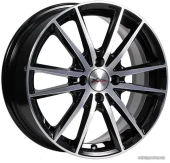 Литые диски X'trike X-129 16x6.5" 4x100мм DIA 54.1мм ET 48мм BK/FP