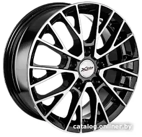 Литые диски X'trike X-135 16x6.5" 5x114.3мм DIA 60.1мм ET 40мм BK/FP