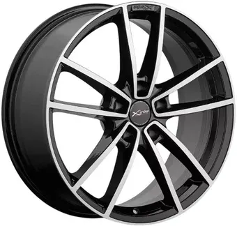 Литые диски X'trike X-140 19x7.5" 5x120мм DIA 66.1мм ET 30мм BK/FP