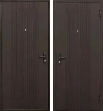 Металлическая дверь Guard 5 207x96 (левая, штамп антик)