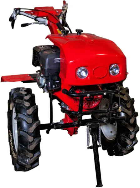 Мотоблок Profi 1900 PRO SERIES 18 л.с С ВОМ (ПОНИЖЕННАЯ ПЕРЕДАЧА 3+1) капот, 2 фары, бардачок — фото 5