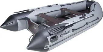 Моторно-гребная лодка Адмирал АМ-360 S серый/черный
